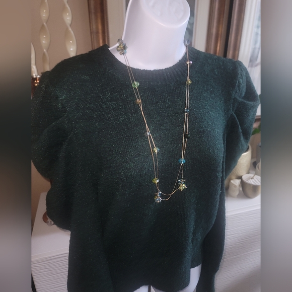 ASTR deep green "Nicola" sweater - Picture 8 of 9